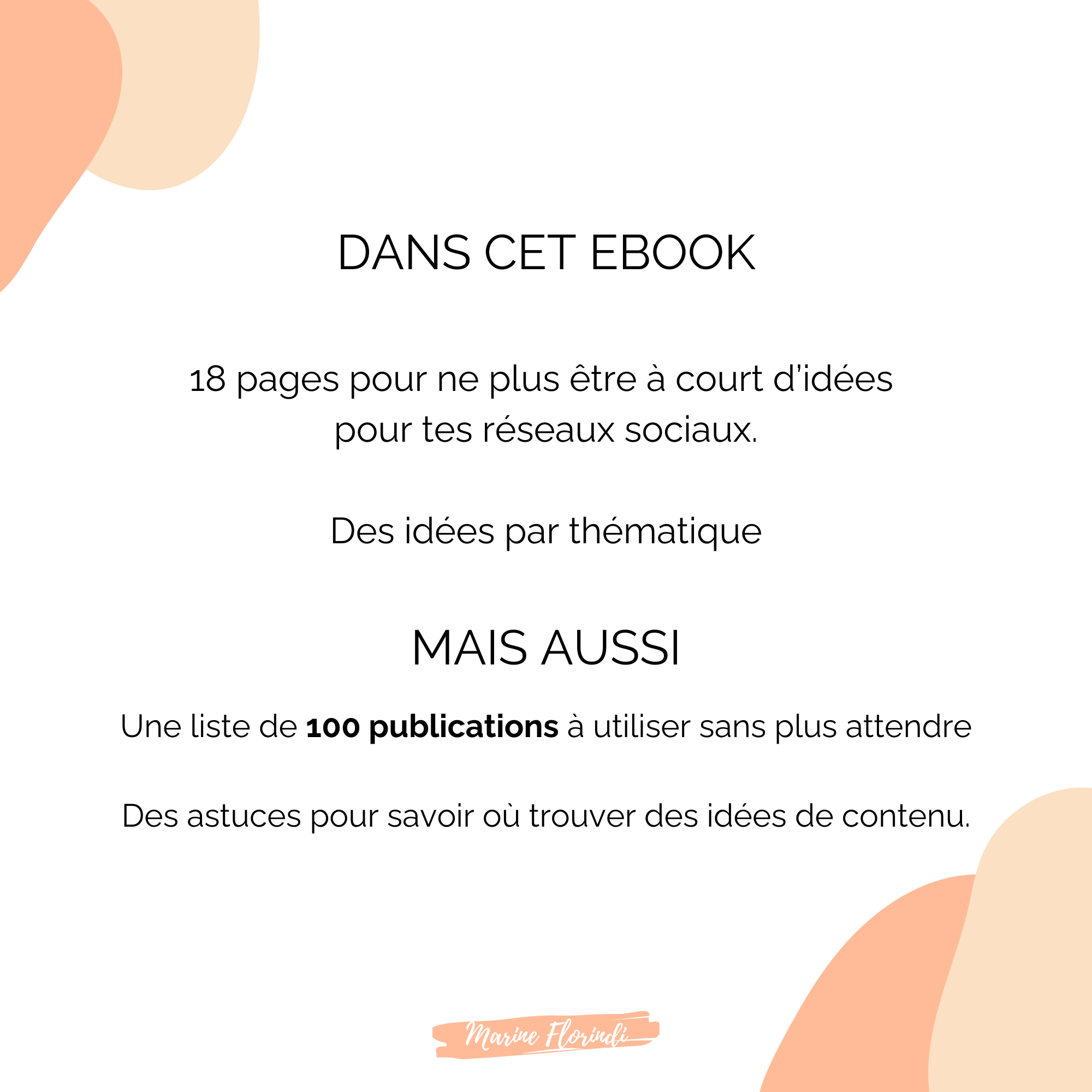 100 idées reseaux sociaux